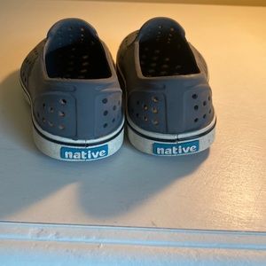 Toddler boys native grey shoes size 10